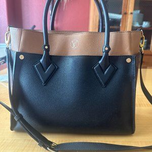 Louis Vuitton On My Side MM tote bag Black and Brown